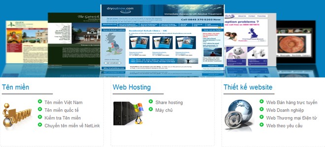 Thiết kế Website - Dịch Vụ Hosting, Domain