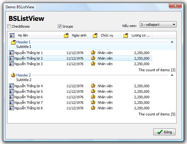BSListView