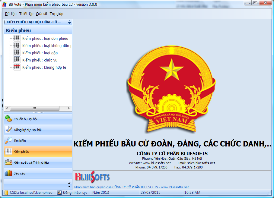 Check-in không ủy quyền kiểm phiếu bầu cử